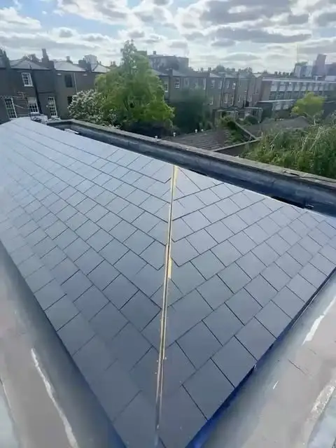 Lambeth roof after works finished in slate