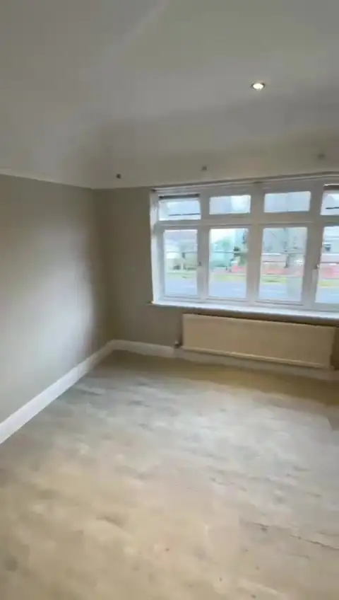 LVT flooring in a freshly decorated room